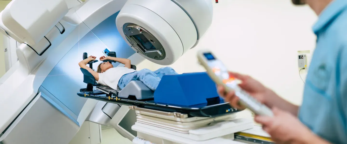 Cancer treatment in a modern medical private clinic or hospi